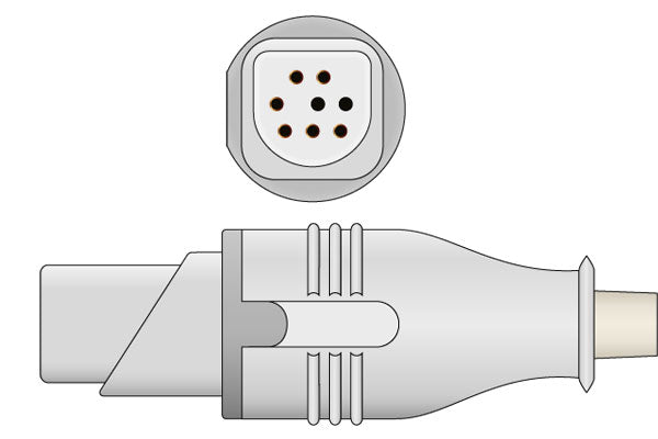 Novametrix Compatible SpO2 Adapter Cable- 8853-00