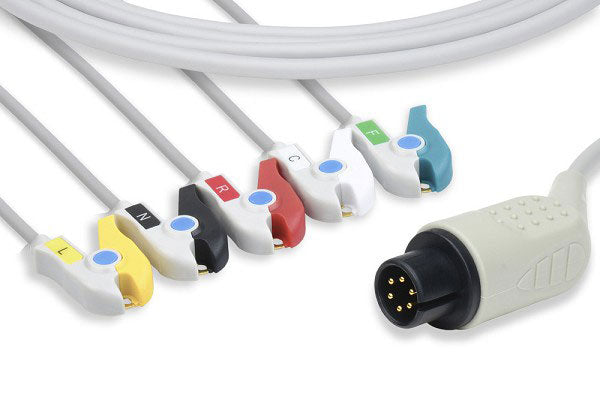 Zoll Compatible Direct-Connect ECG Cable