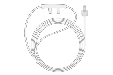 Compatible EtCO2 Sensor Nasal Gas Sampling Cannula Sidestream