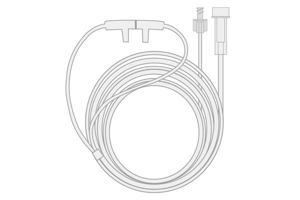Infinium Compatible EtCO2 Sensor Luer Lock Nasal Cannula - Box of 25