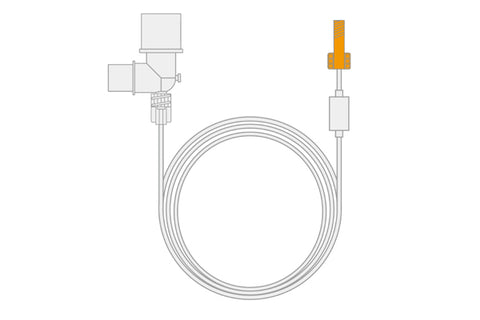 Medtronic > Covidien Compatible EtCO2 Sensor Capnoline/Oridion Intubated Sampling Line - Bag of 25
