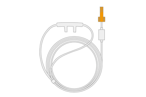 Medtronic > Covidien Compatible EtCO2 Sensor Capnoline/Oridion Nasal Sample Line - Bag of 25- MVAN