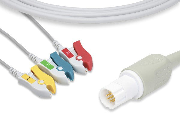 Draeger Compatible Direct-Connect ECG Cable