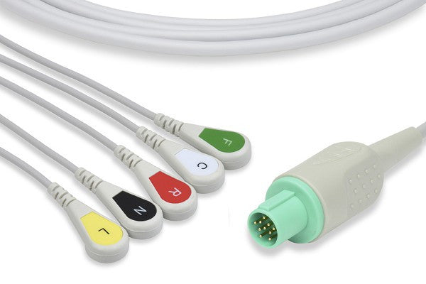 Hellige Compatible Direct-Connect ECG Cable