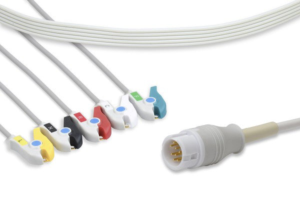Philips Compatible Disposable Direct-Connect ECG Cable