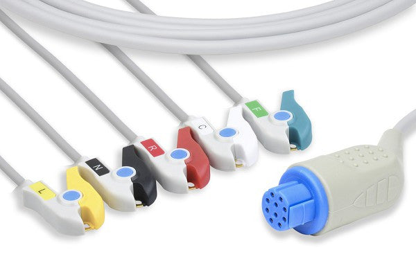 Datex Ohmeda Compatible Direct-Connect ECG Cable