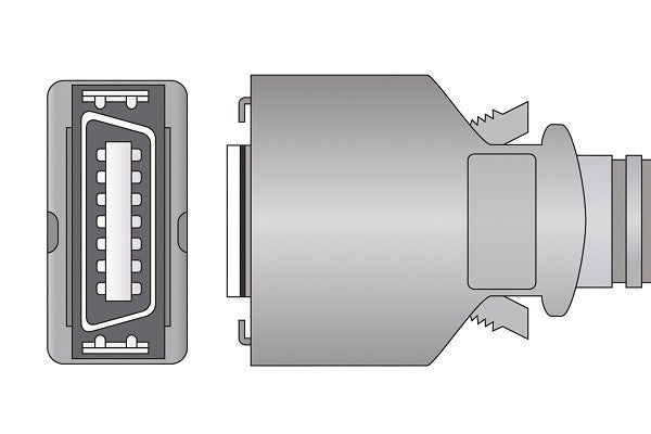 Masimo Compatible SpO2 Adapter Cable- LNC MAC-395