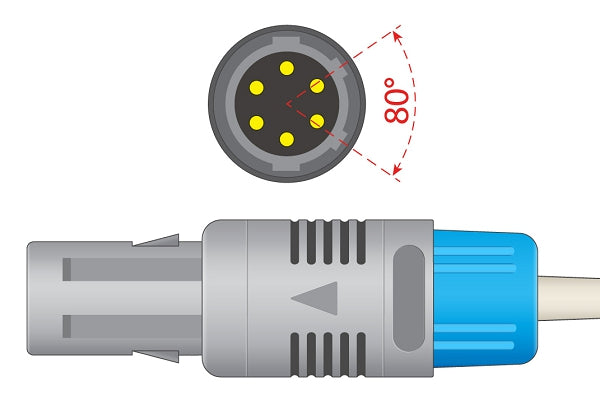 General Meditech, Inc. Compatible Direct-Connect SpO2 Sensor