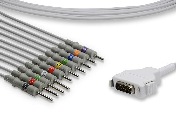 Fukuda Denshi Compatible Direct-Connect EKG Cable