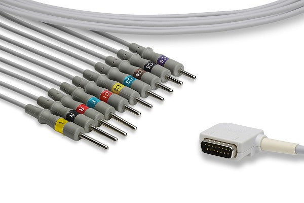 Kenz Compatible Direct-Connect EKG Cable