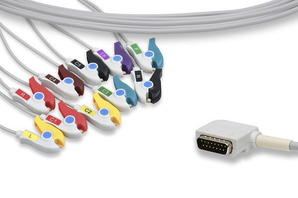 Kenz Compatible Direct-Connect EKG Cable