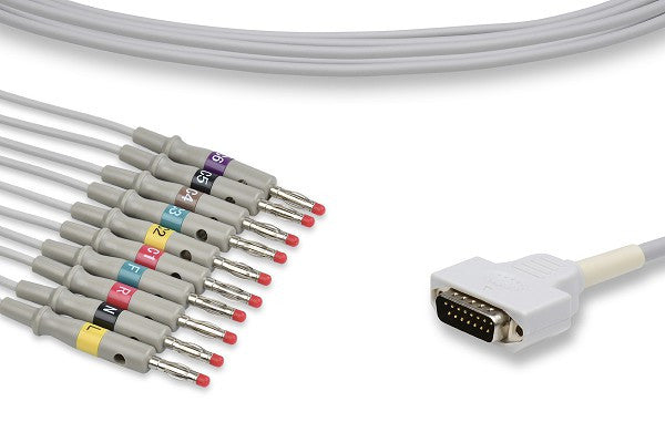 GE Healthcare Compatible Direct-Connect EKG Cable