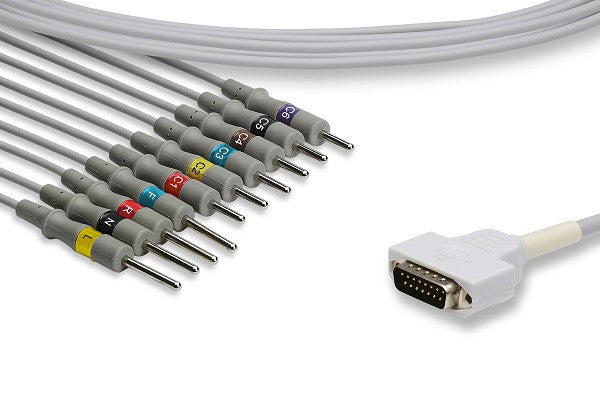 GE Healthcare Compatible Direct-Connect EKG Cable