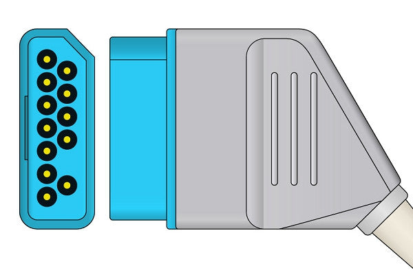 Nihon Kohden Compatible Direct-Connect EKG Cable- BJ-900P