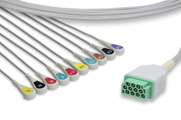 GE Healthcare > Marquette Compatible Direct-Connect EKG Cable