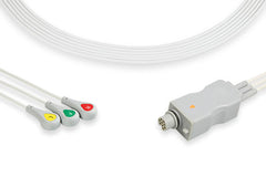 Fukuda Denshi Compatible ECG Telemetry Leadwire- CMT-01HTH-0.8Dthumb