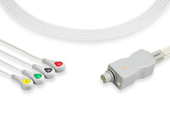 Fukuda Denshi Compatible ECG Telemetry Leadwire- CMT-02HTH-0.8Dthumb
