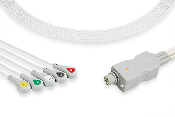 Fukuda Denshi Compatible ECG Telemetry Leadwire