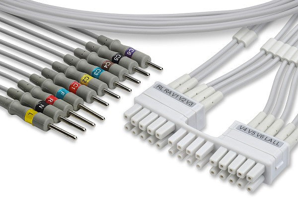 Mortara > Burdick Compatible EKG Leadwire