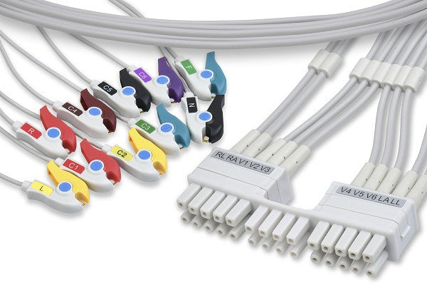 Mortara > Burdick Compatible EKG Leadwire