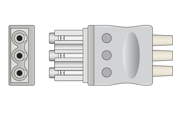 Philips Compatible ECG Leadwire M1971A 5 Leads Pinch/Grabber